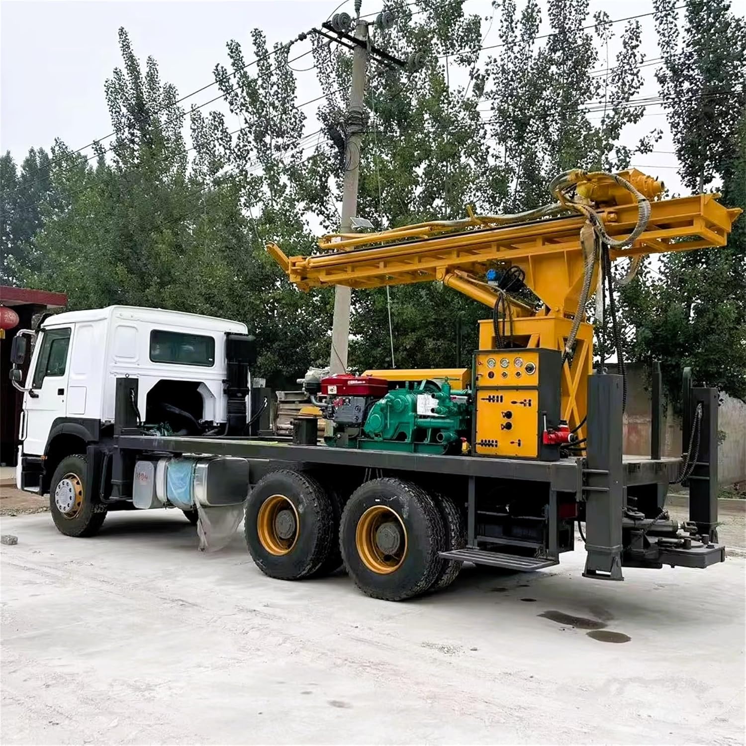 300m truck mounted water well drilling machine review,heavy duty mobile well drill rig,geological exploration drilling equipment,mining survey borehole machine,truck mounted drilling machine pros cons,should i buy a truck mounted drilling rig - detailed features and technical specifications