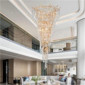 Image 1 of grand hall luxury crystal chandelier