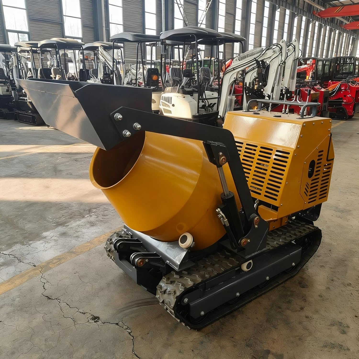 heavy duty cement mixing machine review,should I buy a crawler cement mixer,cement mixer with loading shovel pros cons,best automatic concrete mixer for stucco,heavy duty cement mixer worth buying,AHJK cement mixer vs alternatives unboxing and complete package contents