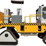 Image 1 of heavy duty slipform concrete curb machine