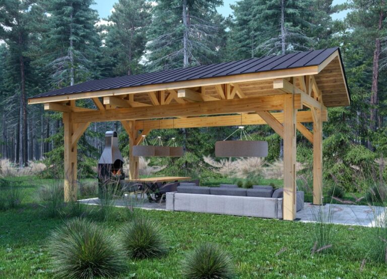Image 1 of heavy timber carport kit review