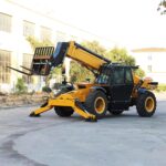 Image 1 of telehandler with crane jib review