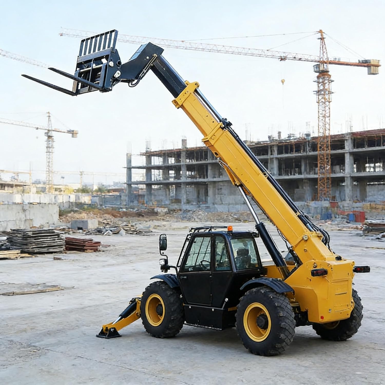 telescopic forklift heavy duty,should I buy a telescopic forklift,telescopic forklift vs standard forklift,telescopic forklift pros cons,telescopic forklift worth buying,best telescopic handler for construction - detailed features and technical specifications
