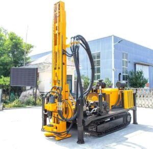 Image 1 of tracked water well drilling rig review