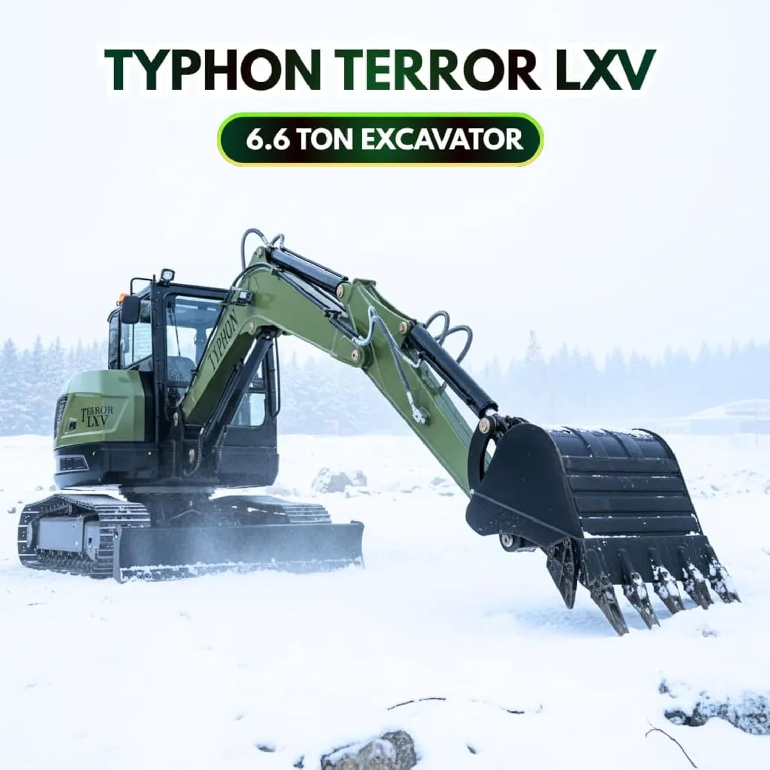 typhon terror lxv 6.6 ton excavator review,should i buy typhon terror lxv excavator,typhon terror lxv vs kubota kx055,typhon terror lxv excavator pros cons,typhon terror lxv worth buying,best 6.6 ton mini excavator unboxing and complete package contents