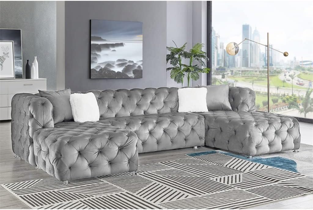 DUYHBAWRS U-shaped modular sofa review,U-shaped sofa review and rating,is DUYHBAWRS sectional worth buying,velvet modular sofa review pros cons,DUYHBAWRS sofa review honest opinion,U-shaped sectional review verdict unboxing and complete package contents