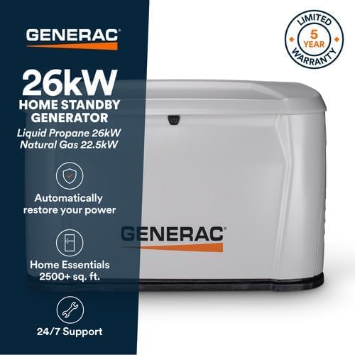 Generac 26kW home standby generator review,Generac 26kW generator pros cons,should I buy Generac 26kW generator,Generac 26kW vs other home generators,best whole house generator,Generac 26kW worth buying performance testing and real-world results