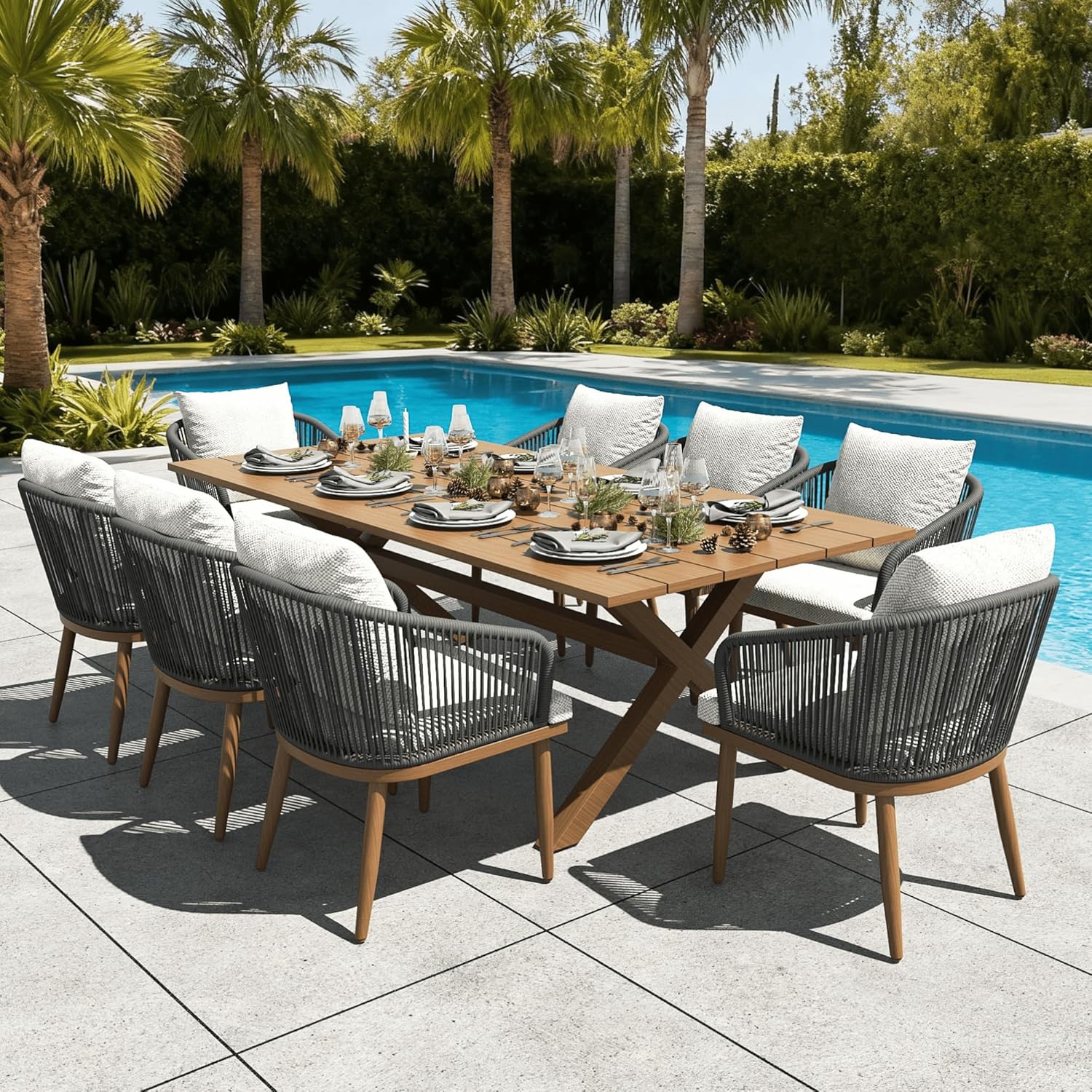LayinSun patio dining set review,LayinSun outdoor dining set review and rating,is LayinSun patio set worth buying,LayinSun dining set review pros cons,LayinSun 9 piece set review honest opinion,LayinSun patio furniture review verdict - detailed features and technical specifications