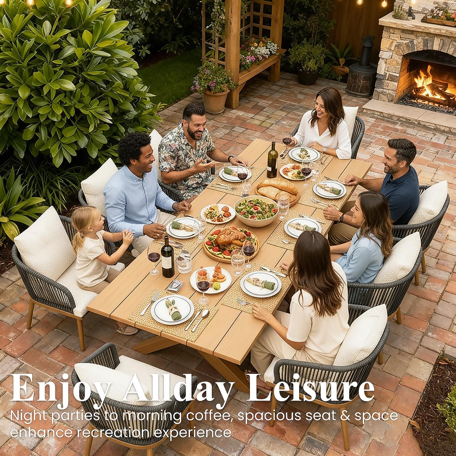 LayinSun patio dining set review,LayinSun outdoor dining set review and rating,is LayinSun patio set worth buying,LayinSun dining set review pros cons,LayinSun 9 piece set review honest opinion,LayinSun patio furniture review verdict unboxing and complete package contents