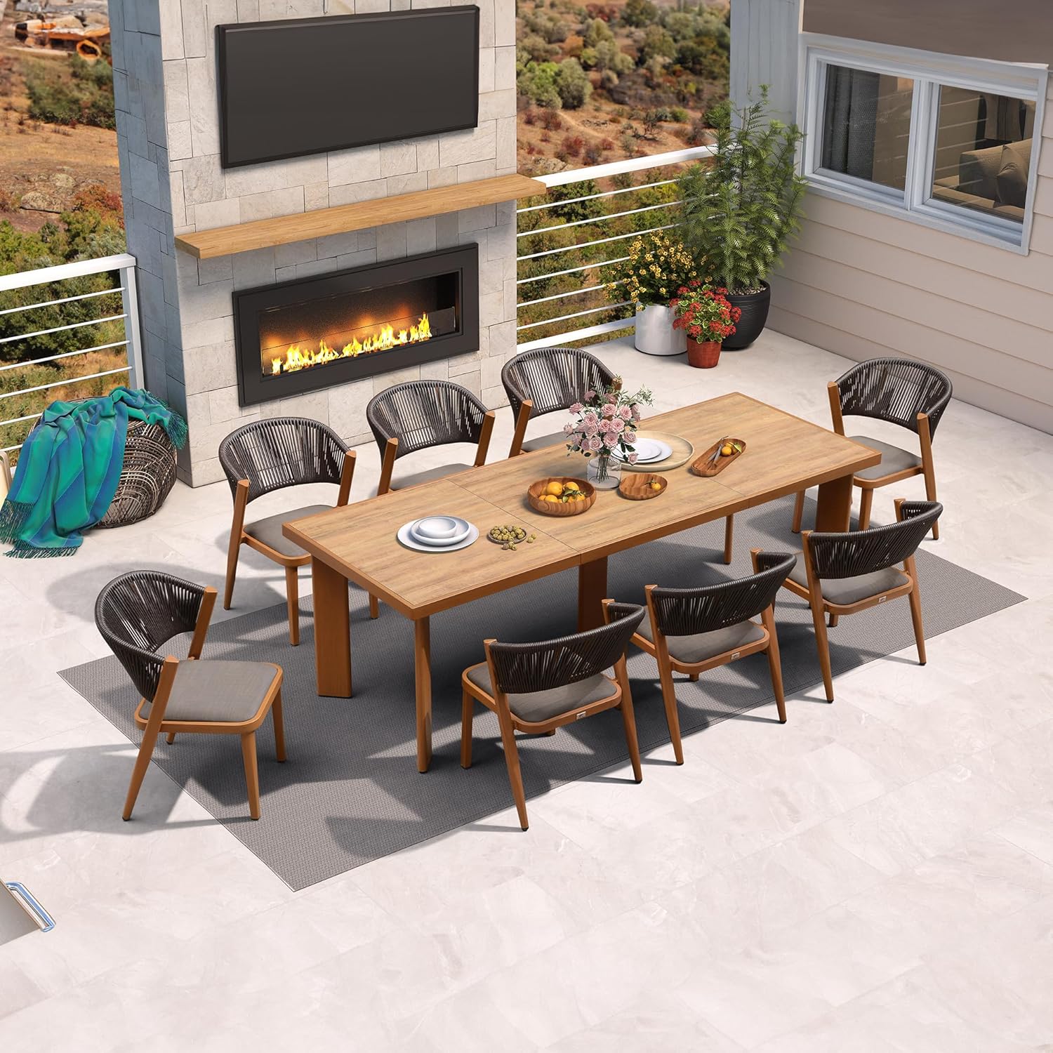 PURPLE LEAF 8-Piece Patio Dining Set review,PURPLE LEAF 8-Piece Patio Dining Set review and rating,is PURPLE LEAF 8-Piece Patio Dining Set worth buying,PURPLE LEAF 8-Piece Patio Dining Set review pros cons,PURPLE LEAF 8-Piece Patio Dining Set review honest opinion,PURPLE LEAF 8-Piece Patio Dining Set review verdict - detailed features and technical specifications