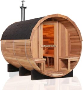 Image 1 of Smartmak Custom Outdoor Barrel Sauna review