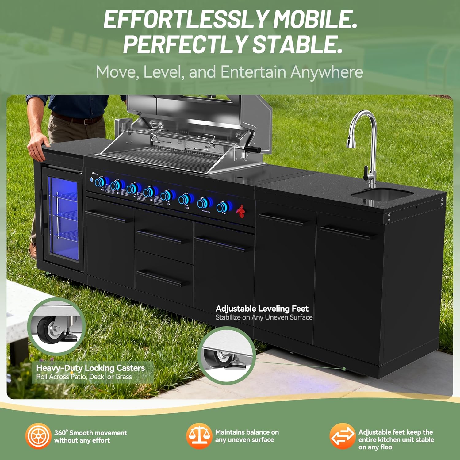 VESTIVIUM modular outdoor kitchen review,VESTIVIUM outdoor kitchen pros cons,should I buy a modular outdoor kitchen,best all-in-one outdoor kitchen,VESTIVIUM grill station worth it,modular grill island vs built in performance testing and real-world results