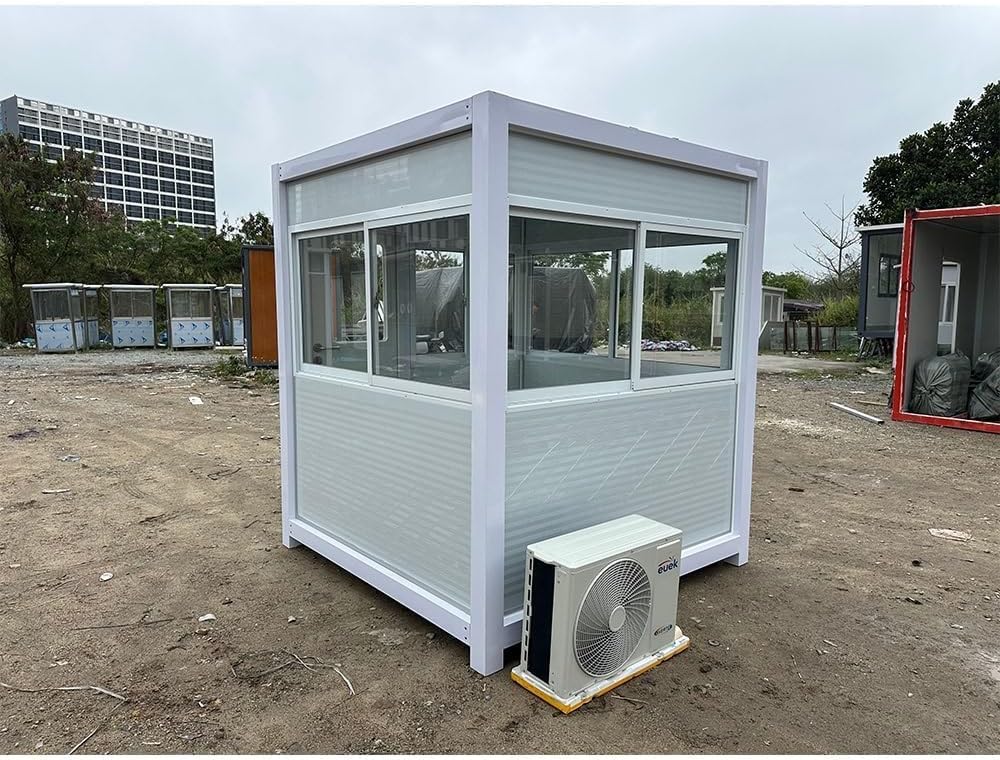 buy guard booth with AC and heating,should I buy a guard booth with AC,guard booth with AC and heating pros cons,best portable security booth,guard shack with air conditioning,guard booth vs guard shack performance testing and real-world results