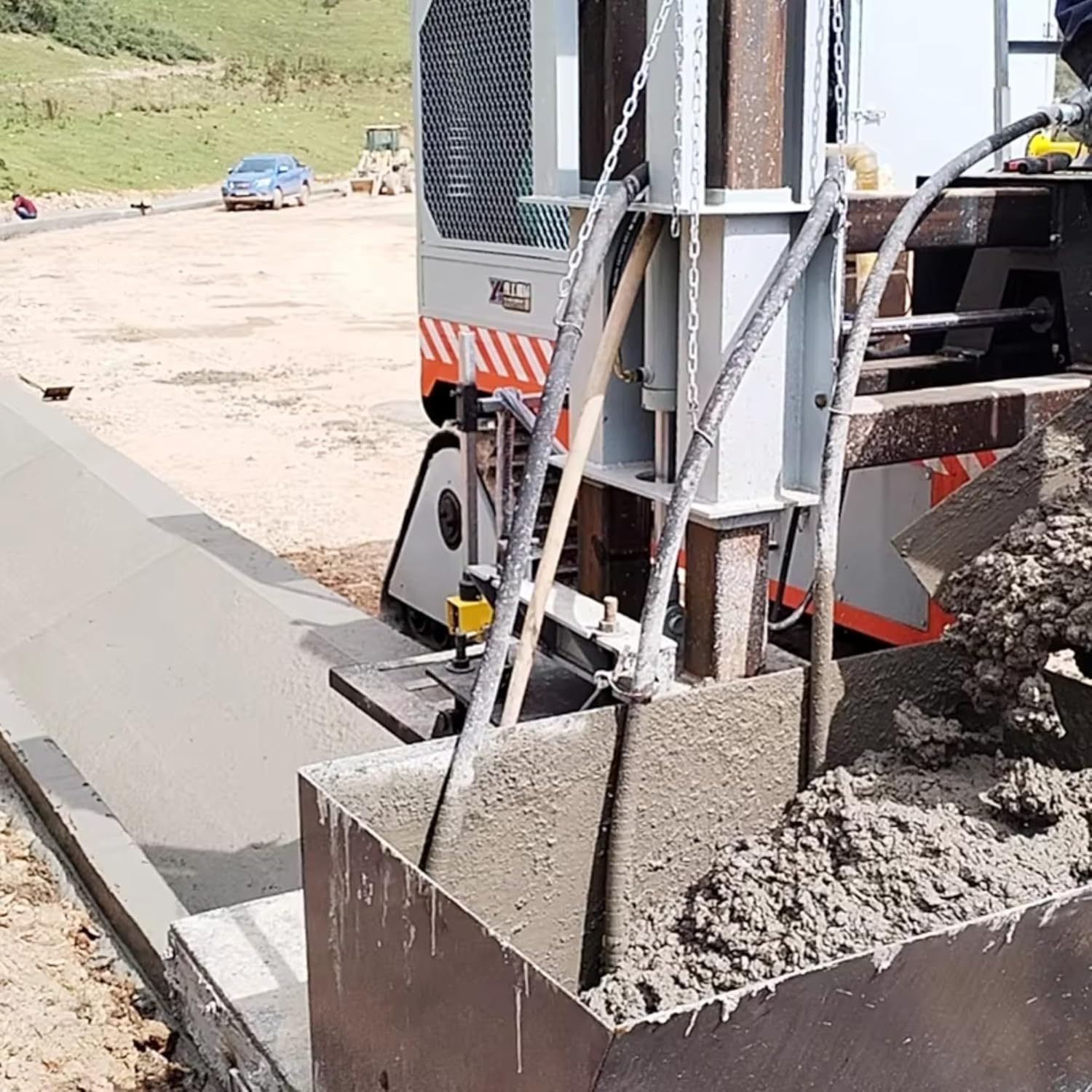 concrete curb slipform machine,curb and gutter paving machine,tracked curb paver,hydraulic curb machine,concrete curb machine for sale,should I buy a slipform curb machine unboxing and complete package contents