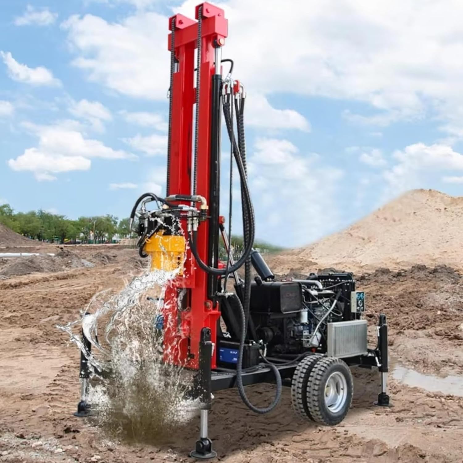 hydraulic water well drilling rig review,should I buy a hydraulic water well drilling rig,hydraulic water well drilling rig pros cons,best portable well drilling equipment,hydraulic well drill vs manual,compact borehole drilling machine worth buying - detailed features and technical specifications