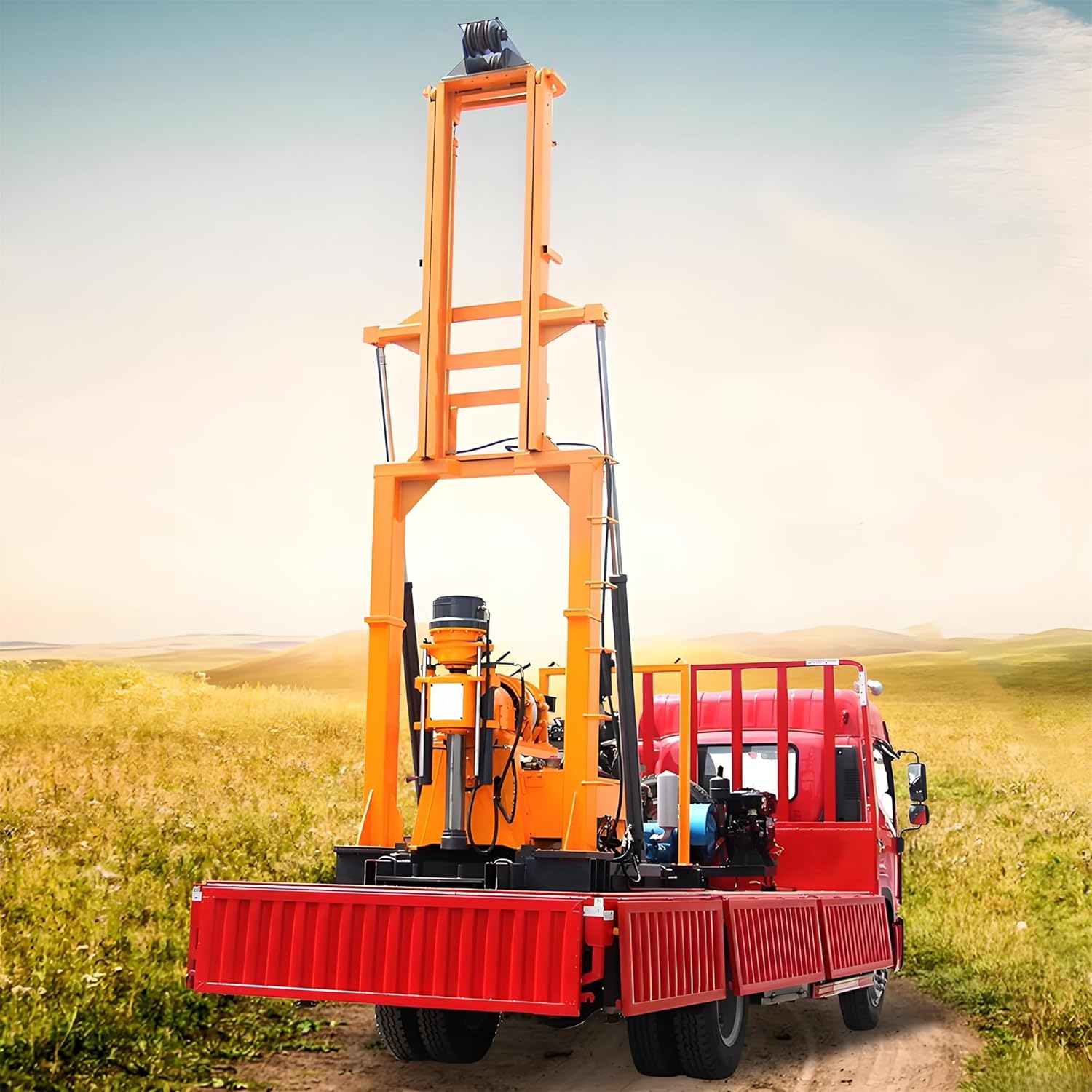 truck mounted water well drilling rig,buy truck mounted water well drilling rig,water well drilling rig pros cons,best mobile borehole drilling machine,customizable water well drilling rig,is a truck mounted drilling rig worth it unboxing and complete package contents